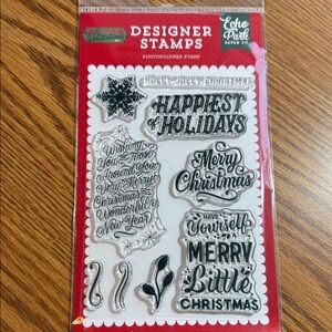 Echo Park Designer Stamps - Festive Holiday Collection